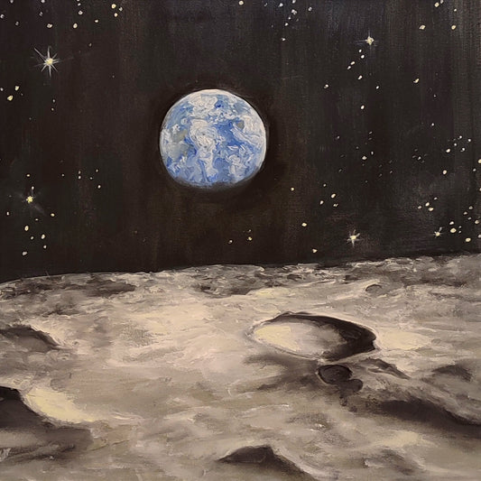 "Earth by the Moon"